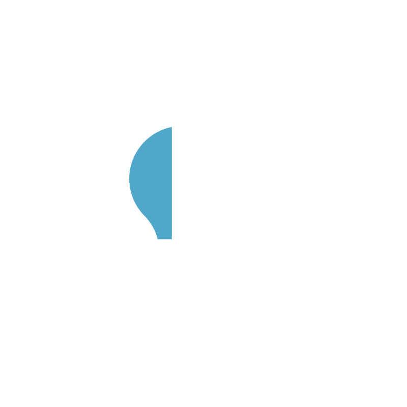 Half lit light bulb half brain icon