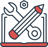 Pencil and wrench icon