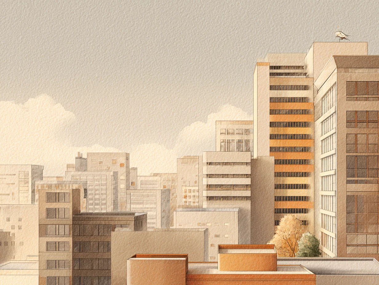 Built Inside Big Rooms Illustration