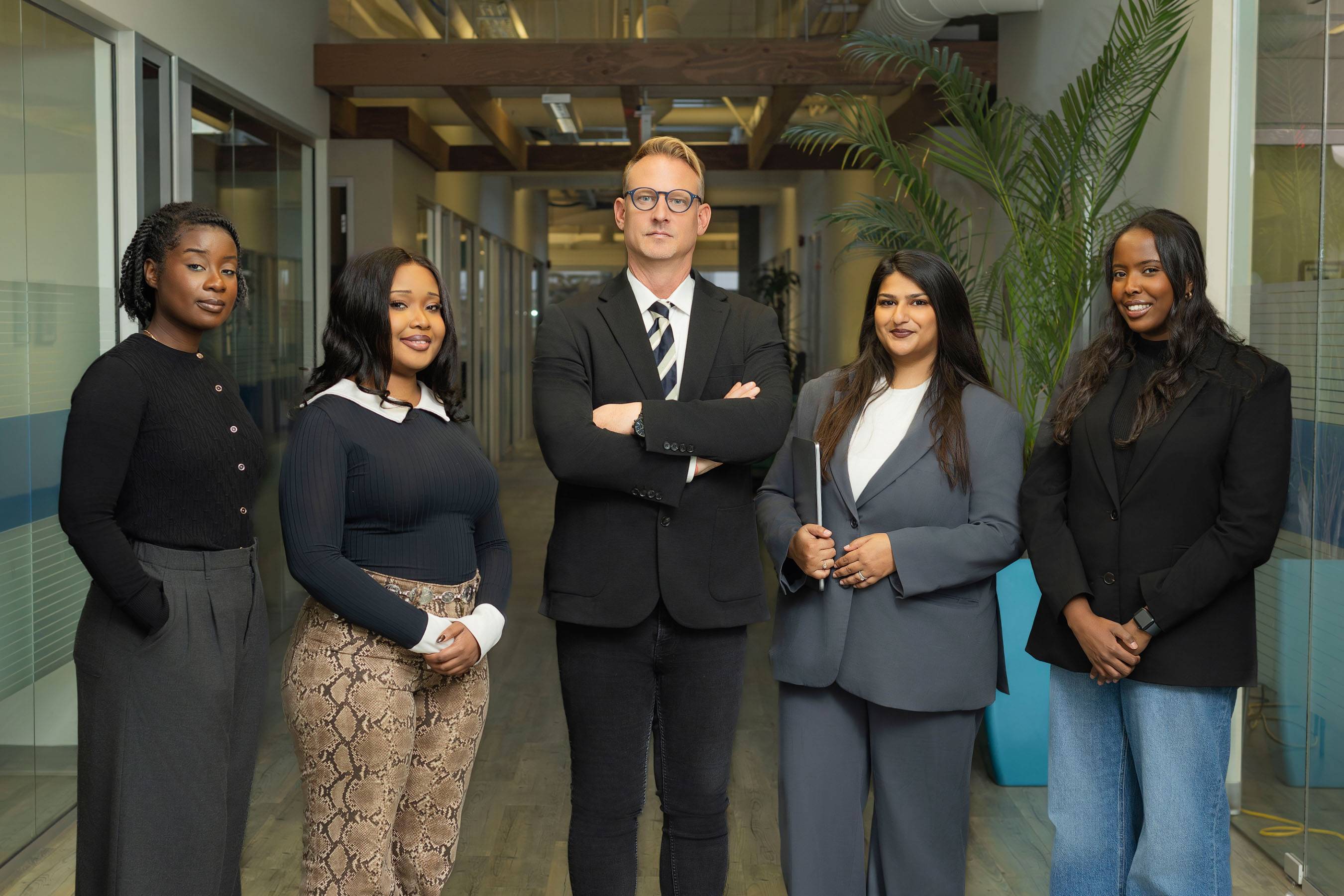 cfsc's team group photo including the ceo and four employes