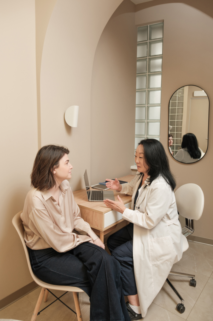 image of patient consultation (for a dental office)