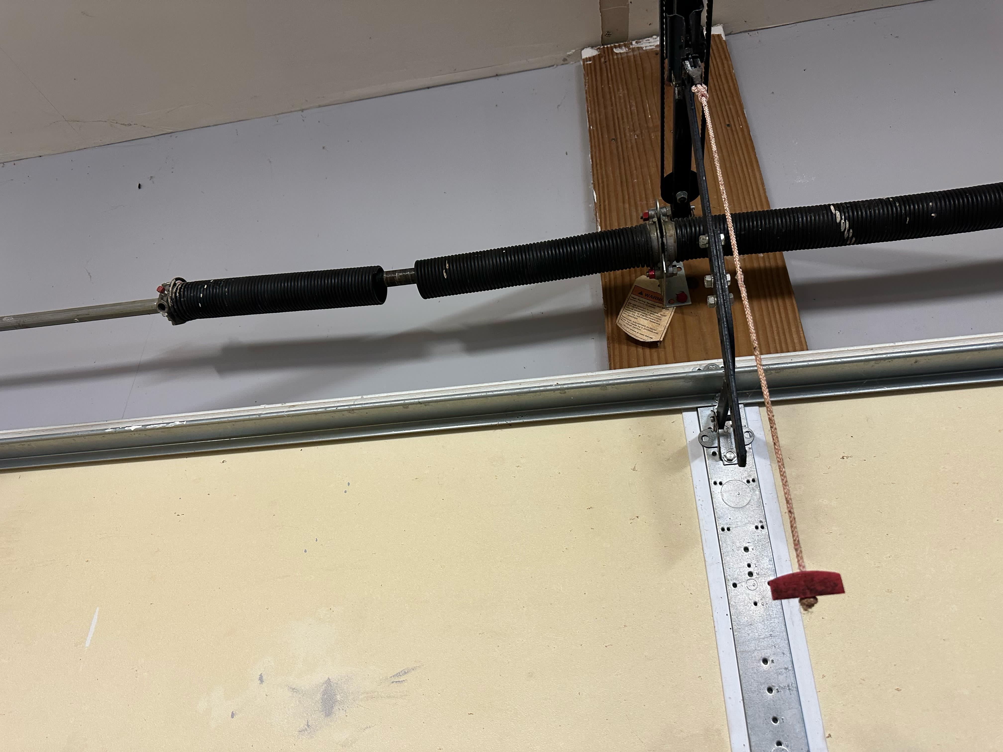 Residential Garage Door Broken Spring