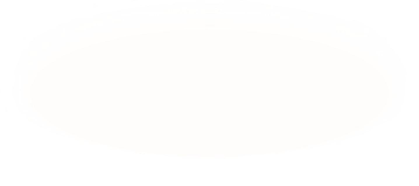 White oval radial gradient on transparent background, fading outward with soft edges.