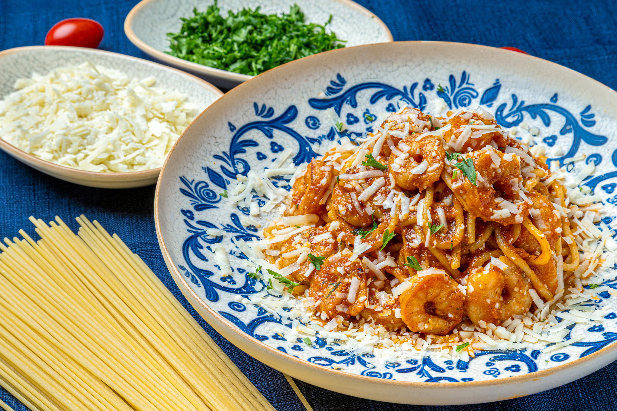 Spaghetti with Shrimp