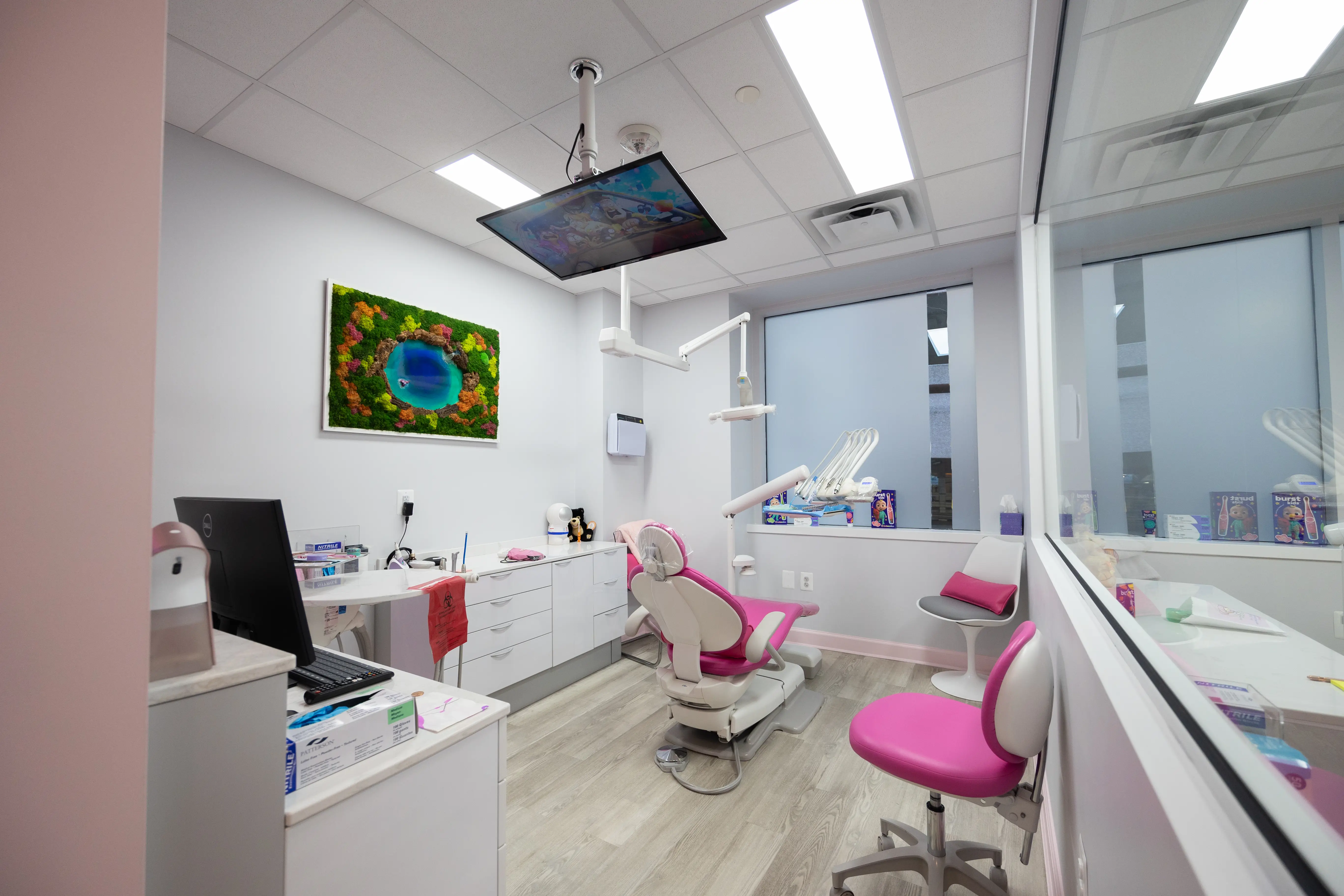 Treatment room -  Bethesda Chevy Chase Pediatric Dentistry - Pediatric Dentist in Bethesda MD