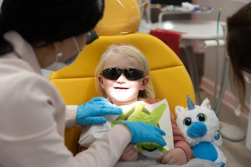 kid patient at  Bethesda Chevy Chase Pediatric Dentistry - Pediatric Dentist in Bethesda MD