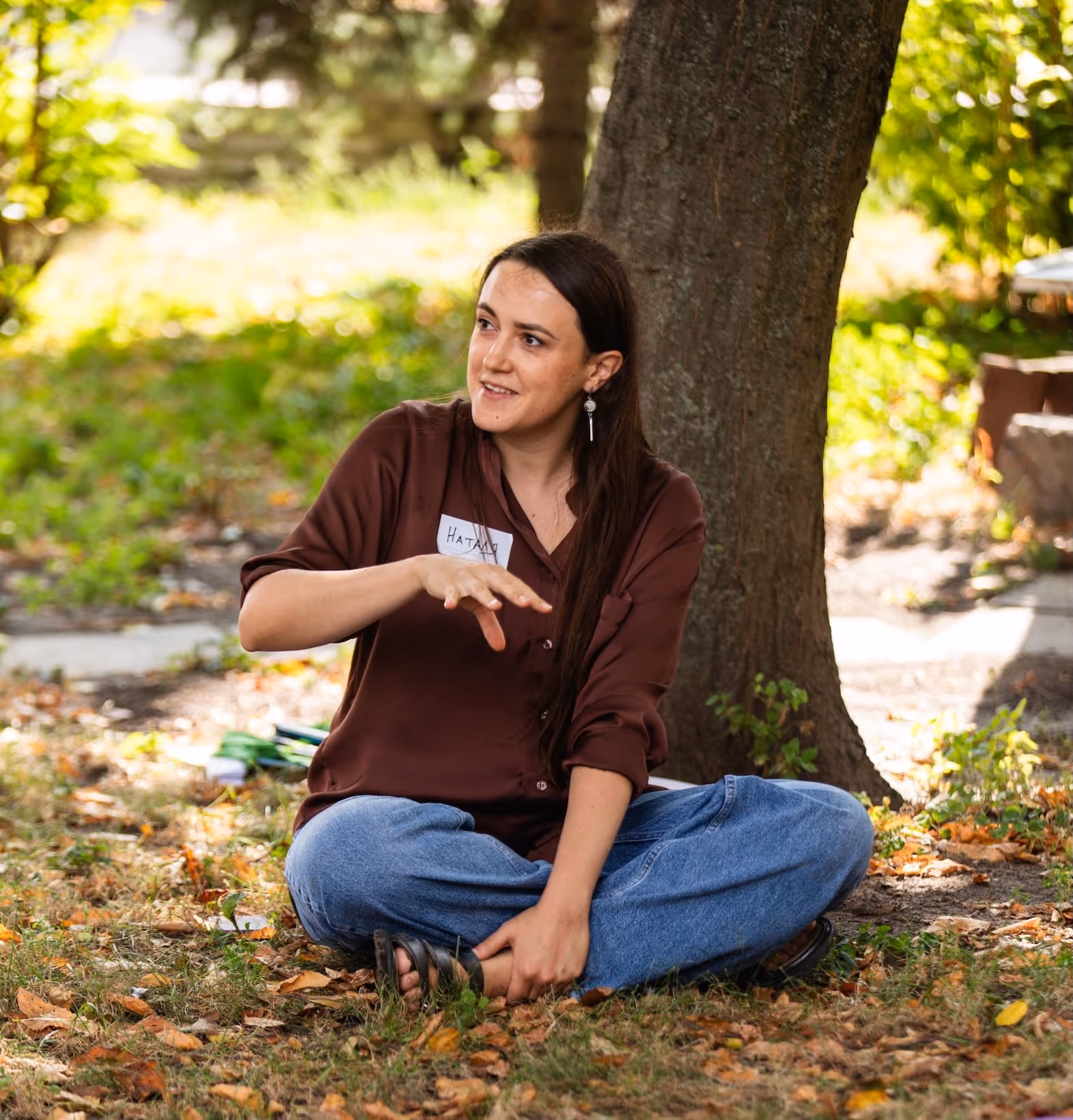 Наталя фасилітує