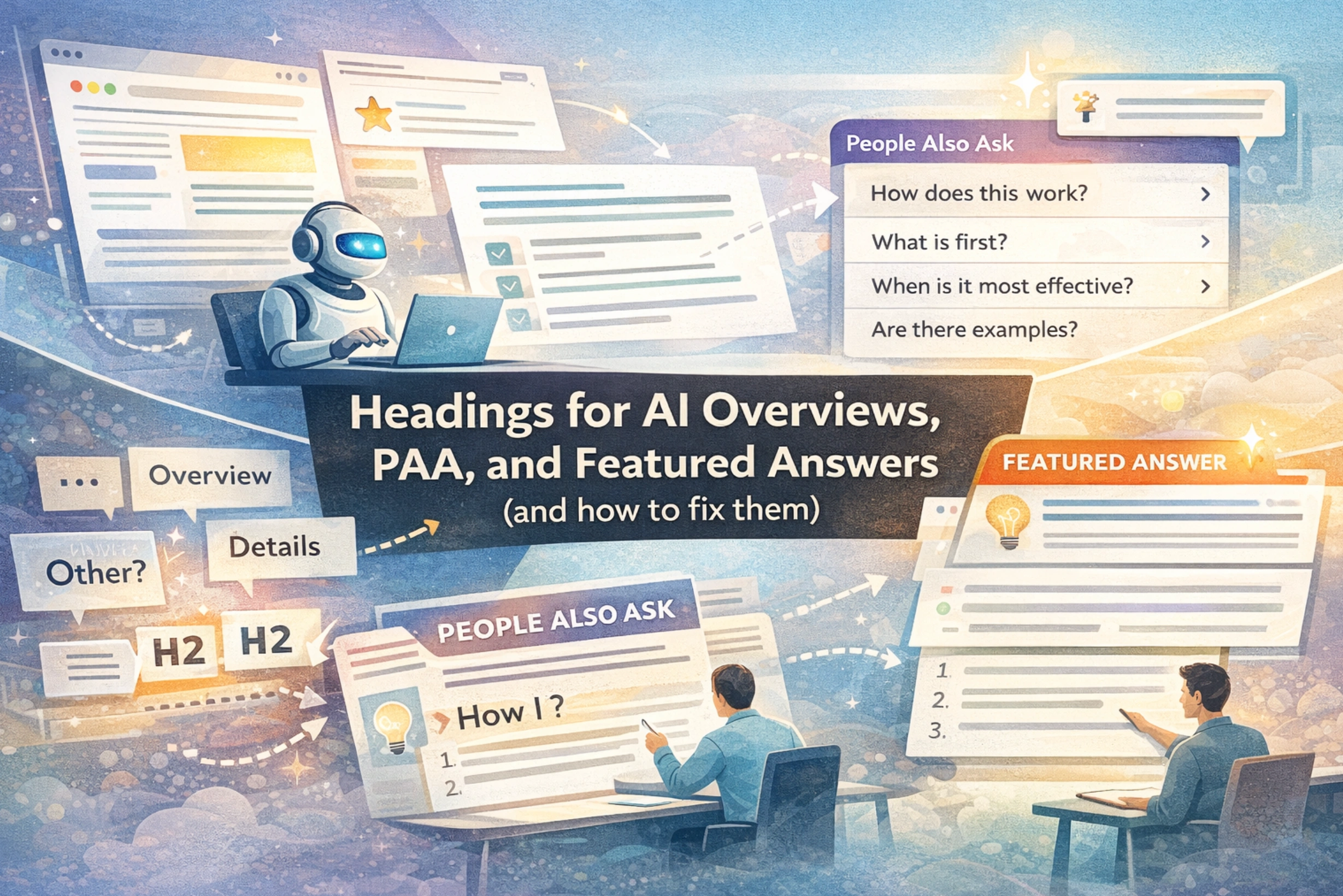 Headings for AI overviews