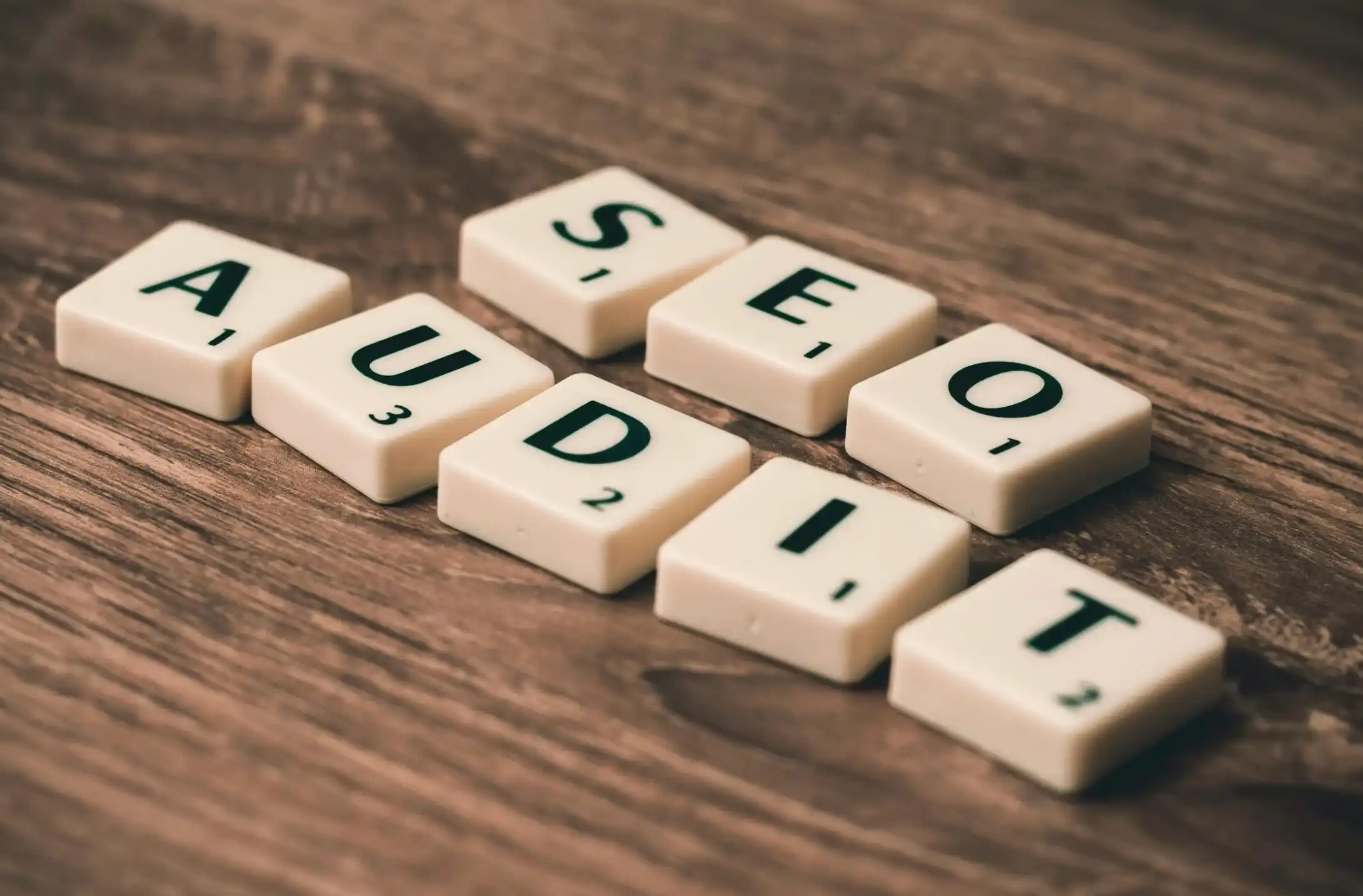 SEO AUDIT letter blocks