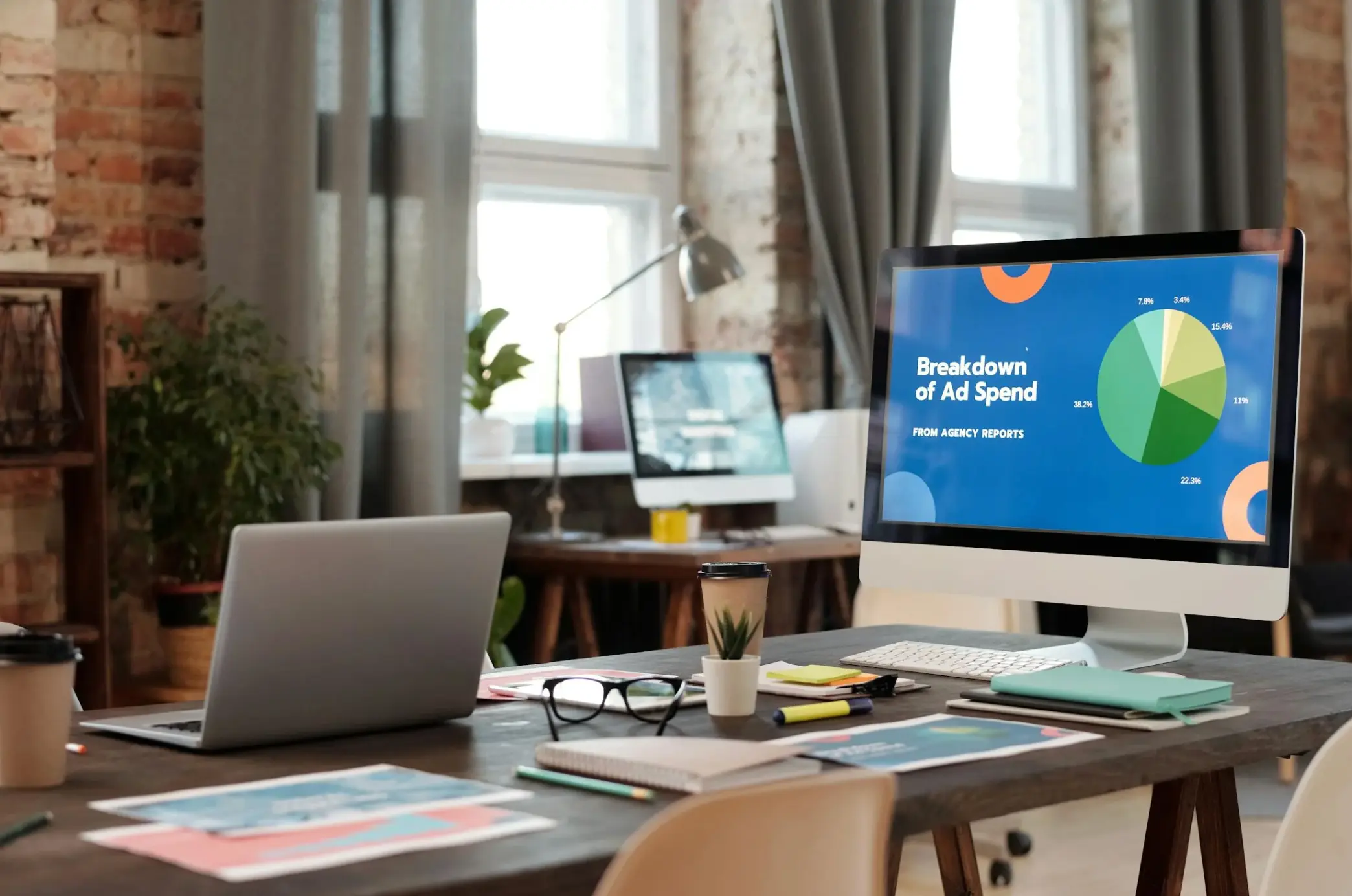 presentation on monitor