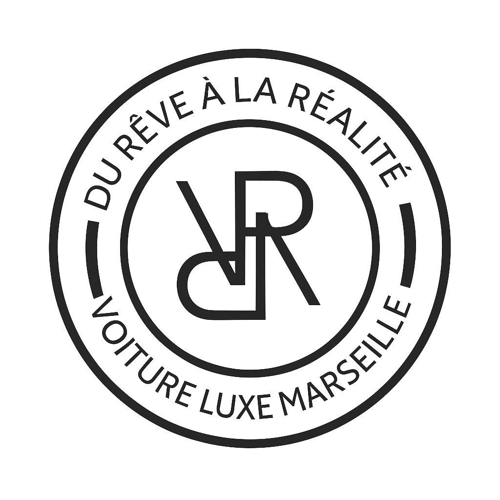 Logo Du Rêve à la Réalité, location voiture luxe Marseille avec chauffeur pour mariage, anniversaire, shooting, clip, et autres événements.