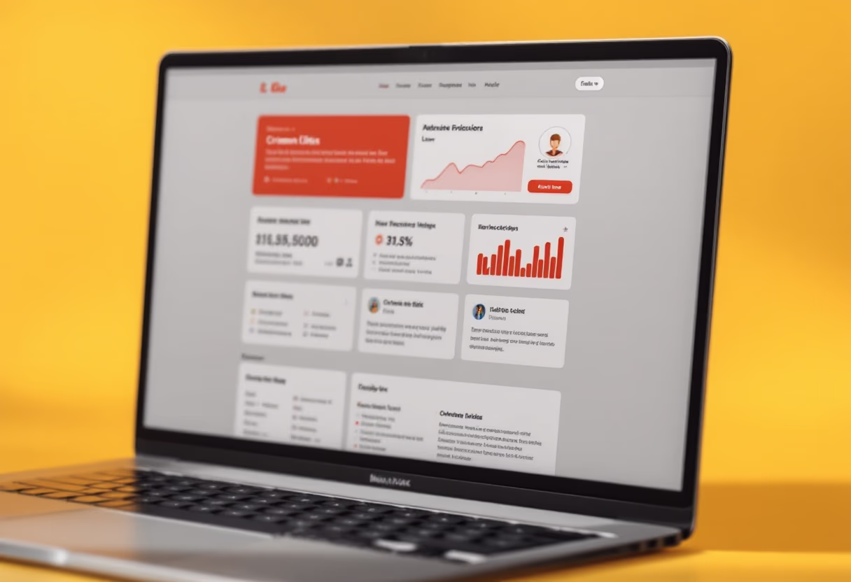 [interface] image of legal software interface showcasing features (for a legal tech)