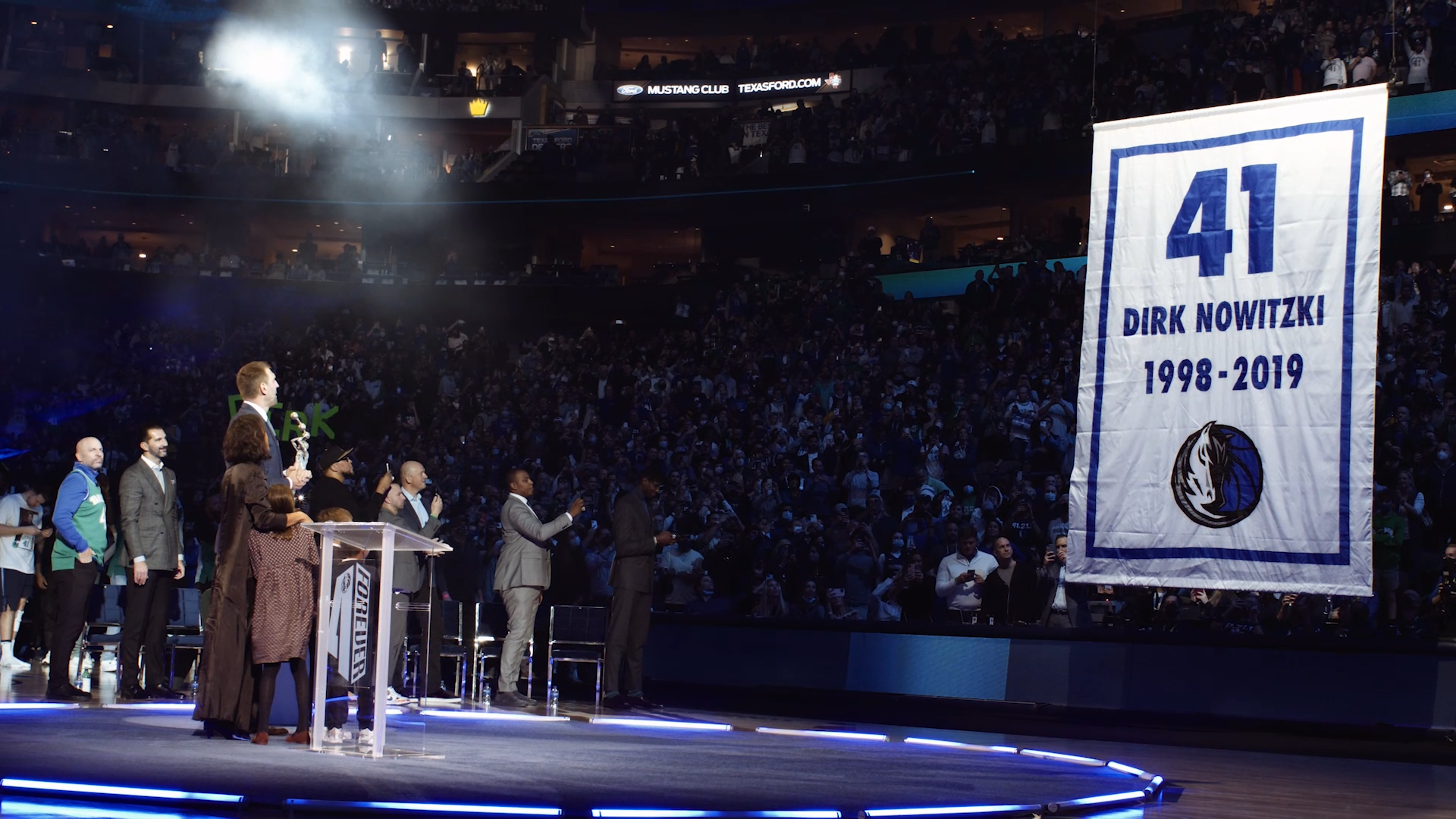 Motion Bodega - 41 Forever for We Are Pretenders, NBA, Dallas Mavericks - Banner