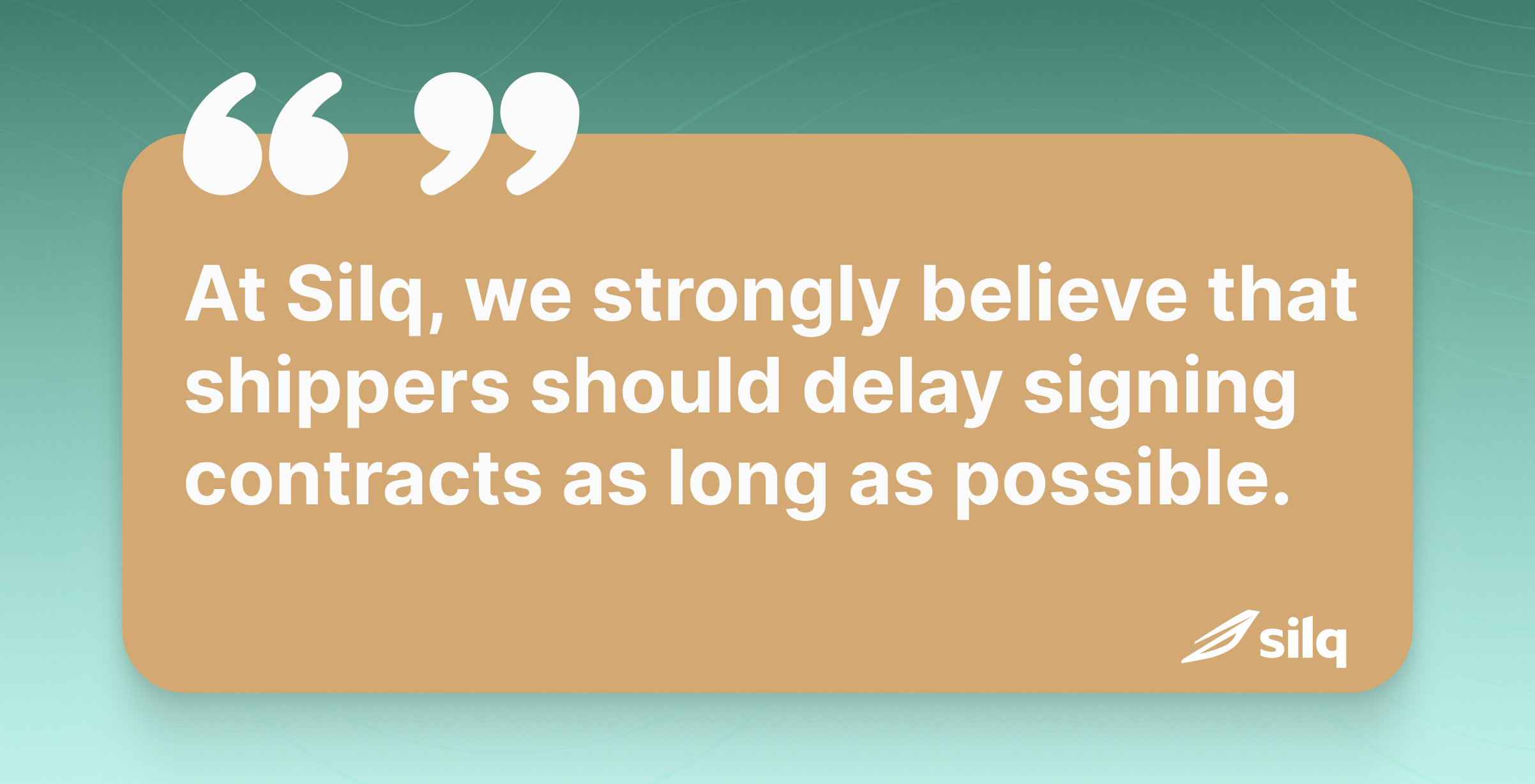 Silq's Shipping Solutions