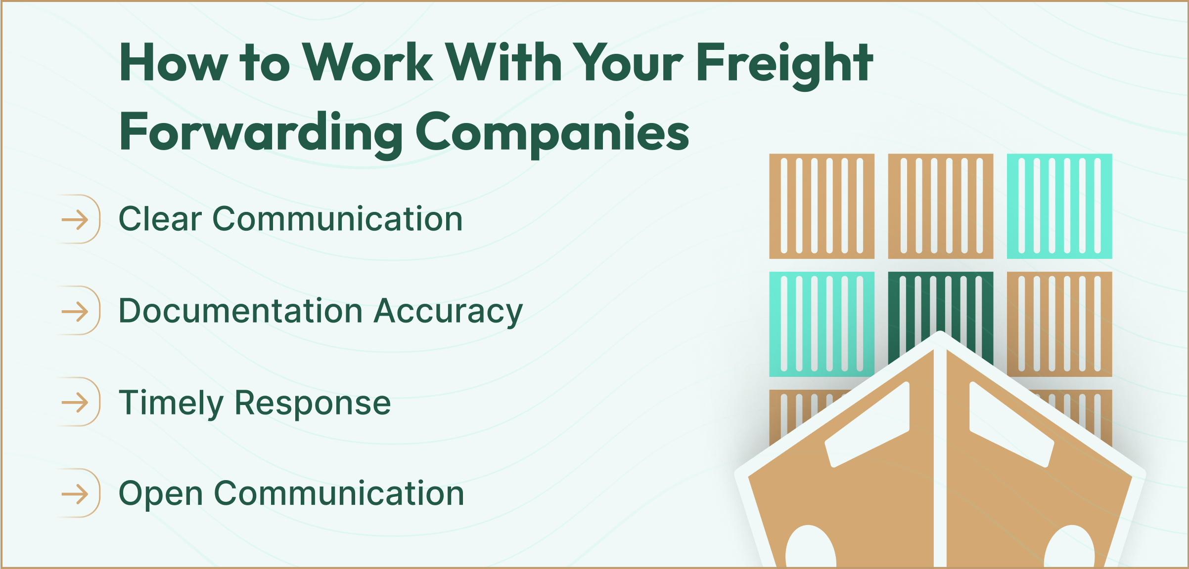How to Work With Your Freight Forwarding Companies