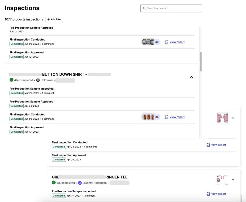 Third Party Inspections