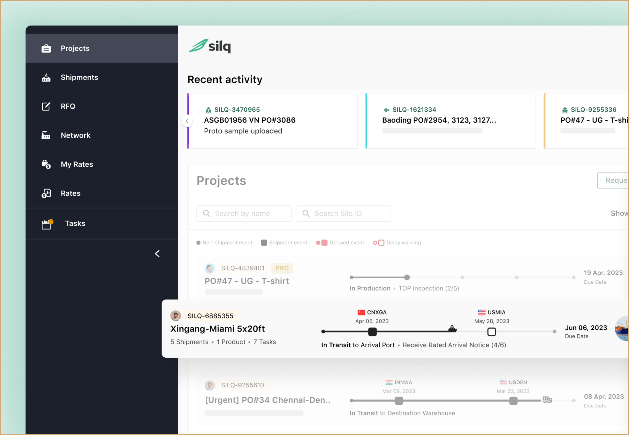 Silq Freight Forwarding and Third Party Factory Inspections