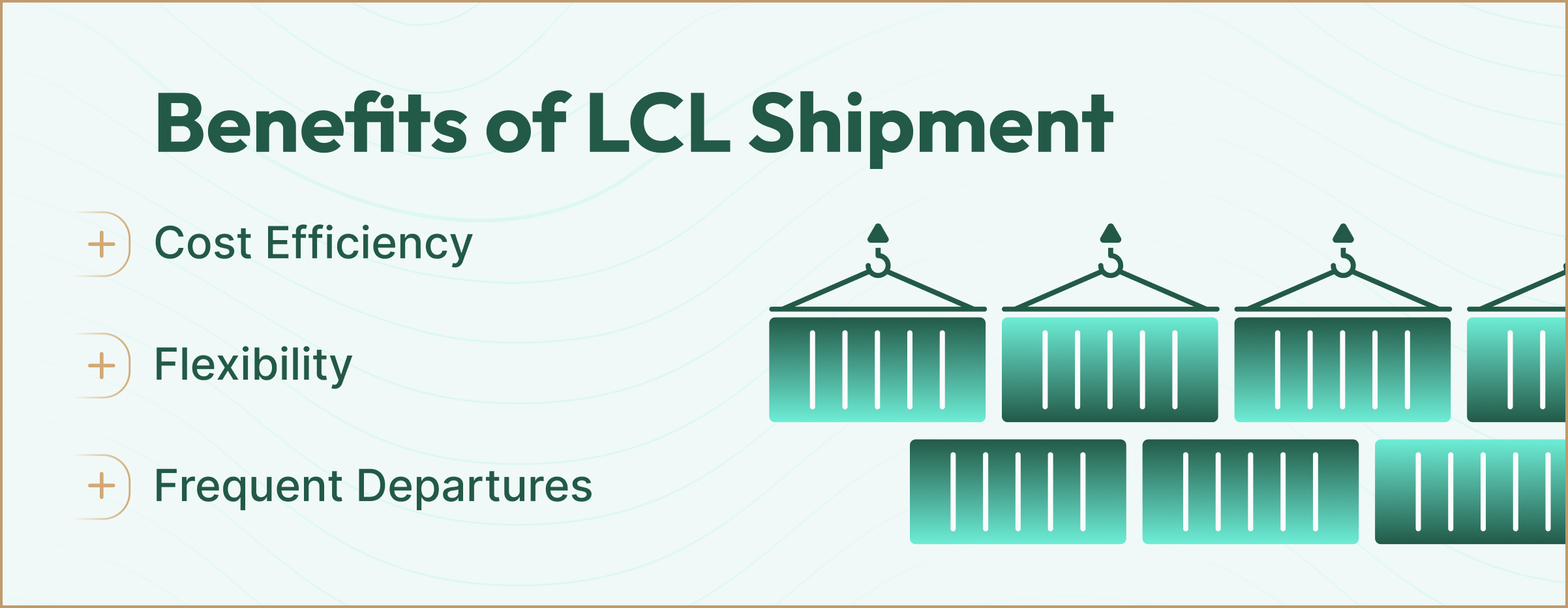 Benefits of LCL Shipment