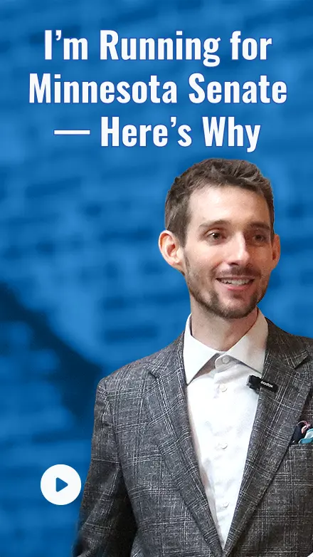Link to YouTube video titled 'I'm Running for Minnesota Senate — Here's Why'