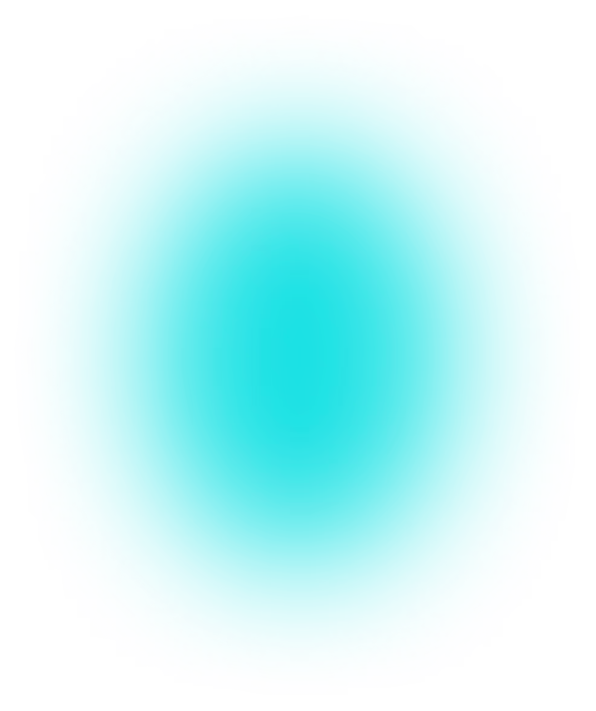 Groene en blauwe gloed met een wazig, rond patroon.