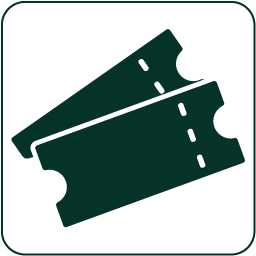 Et ikon der forestiller billetter