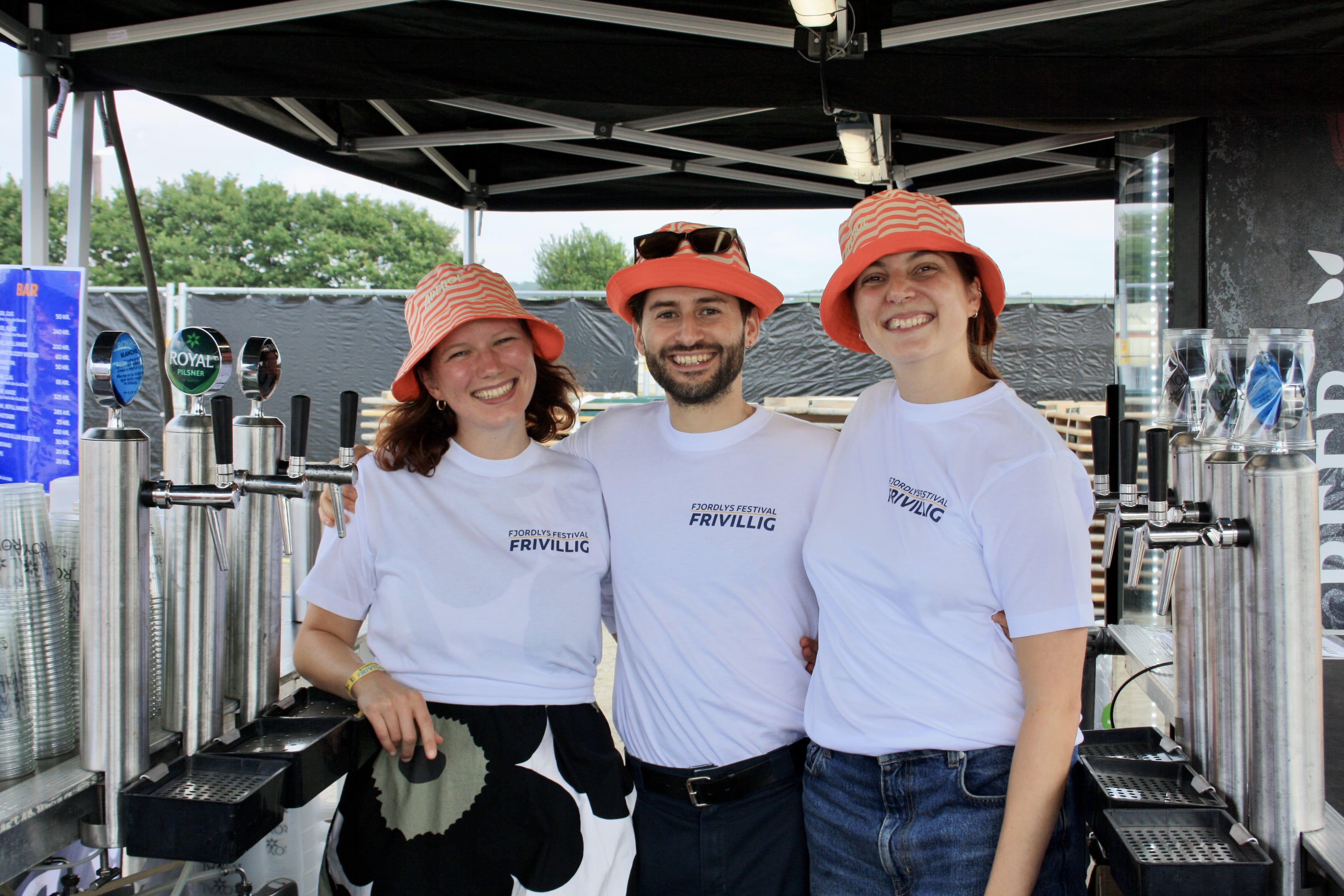 Frivillige på Fjordlys Festival 2025