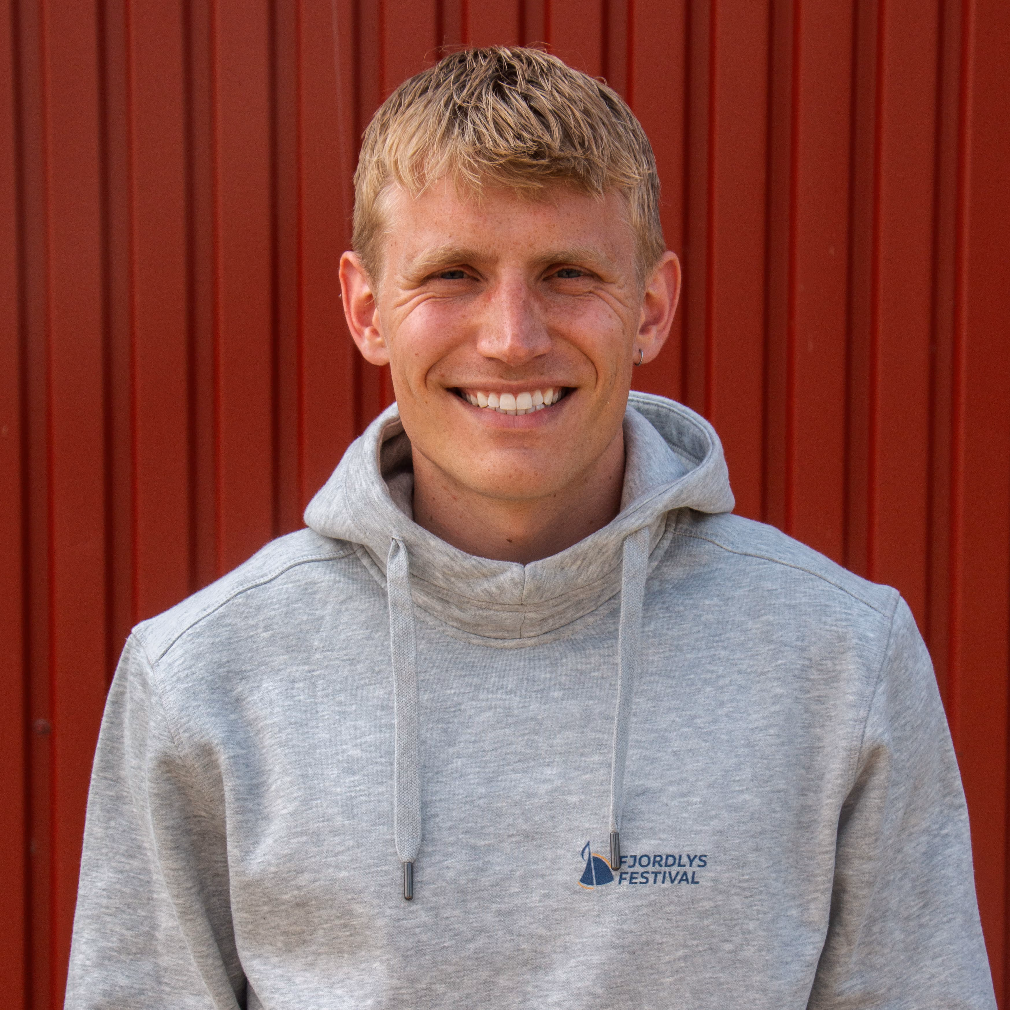 Andreas er frivillig på Fjordlys Festival