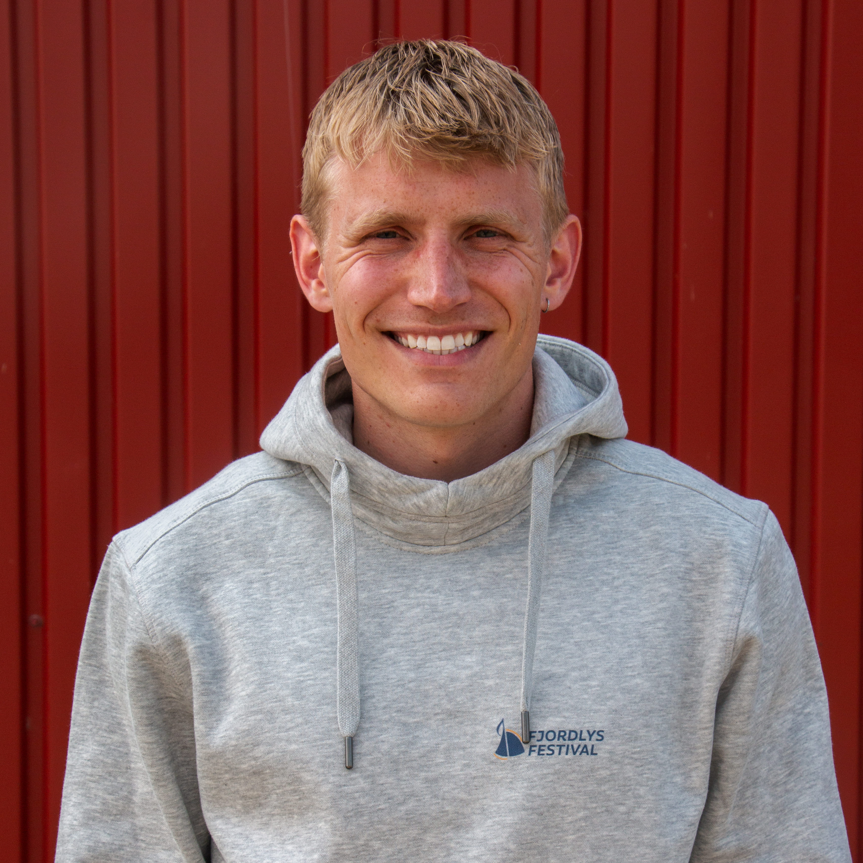 Andreas er frivillig på Fjordlys Festival