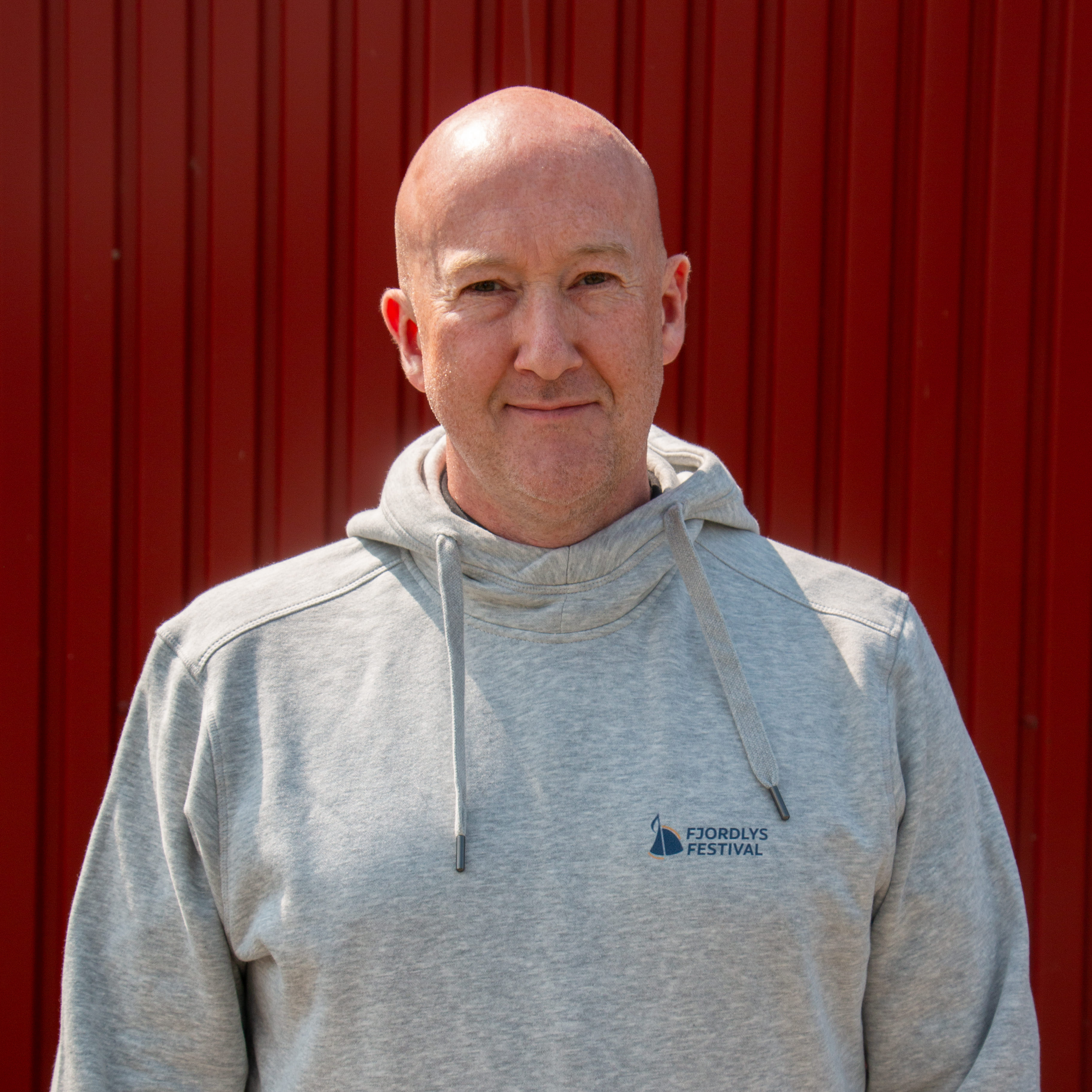 Jens er frivillig på Fjordlys Festival