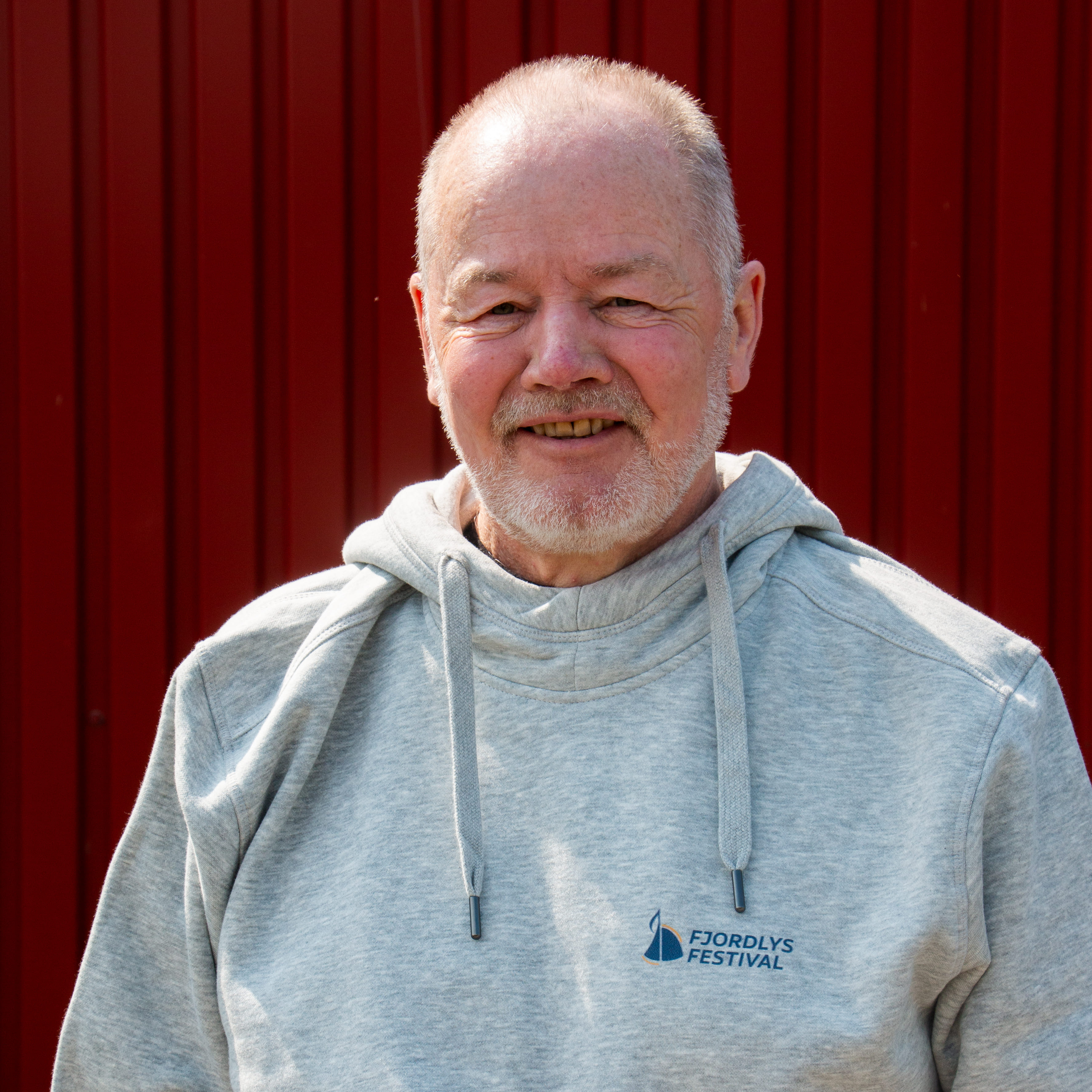 Birger er frivillig på Fjordlys Festival