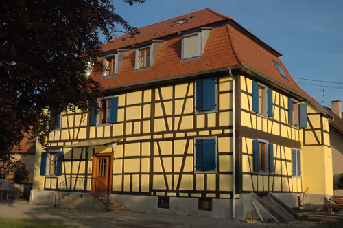 Façada du nouveau presbytère réhabilité