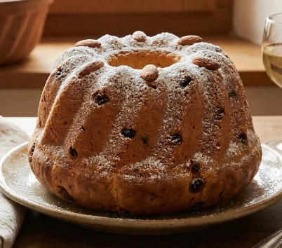 un kougelhopf sur une table