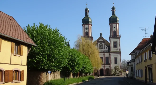 Image de l'église du 18 eme siecle