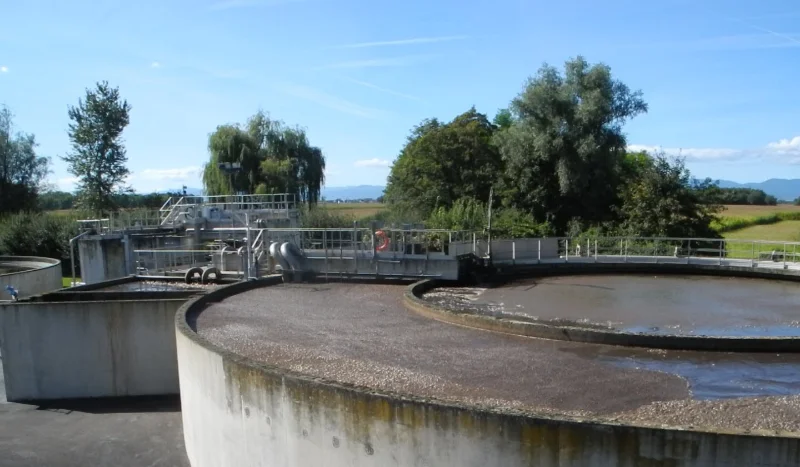 des baciens de traitement de l'eau