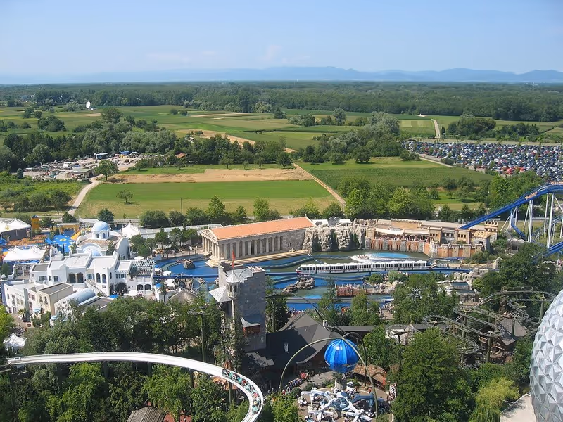 Vue d'ensemble du parc Europa park