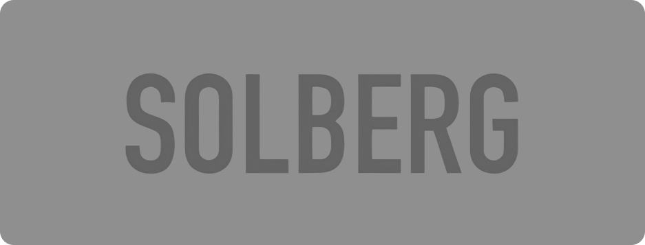 Logoen med teksten SOLBERG.