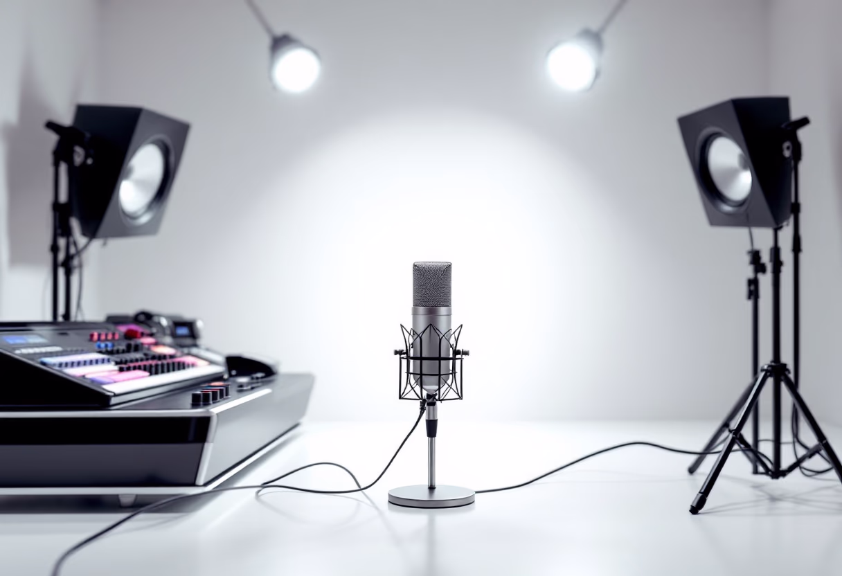 image of studio room (photography) (for a music studio)