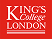 King's College London logo.
