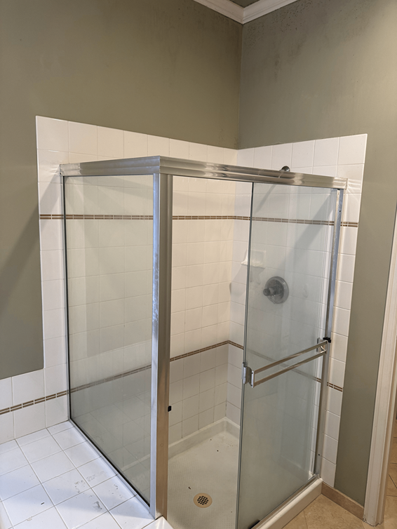 Custom Master Bathroom Enhancement in Harbor Pointe Before