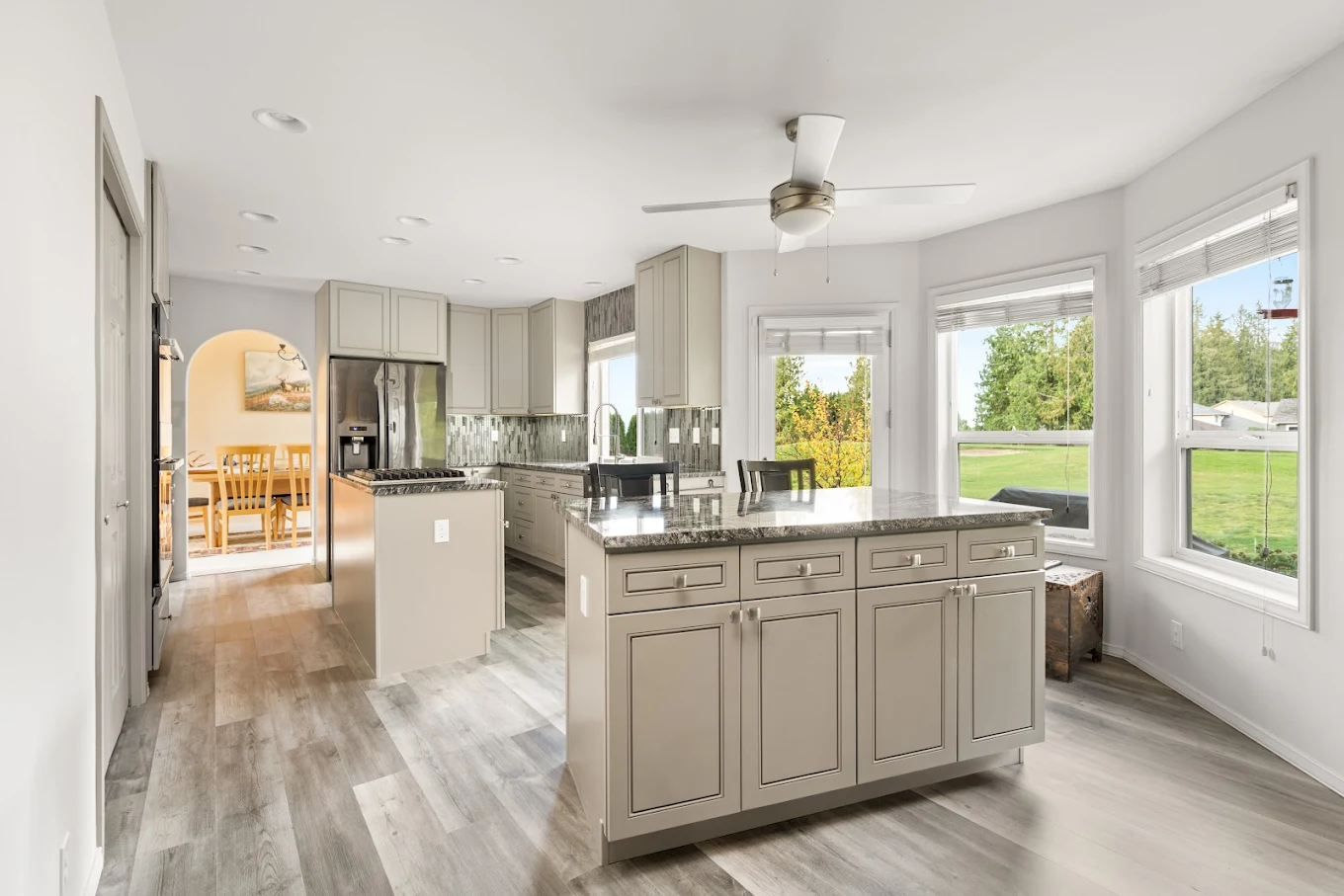 Functional kitchen transformation completed during home renovation