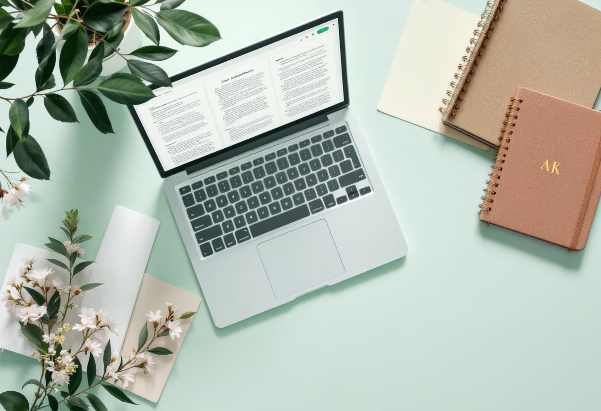 image of writing process