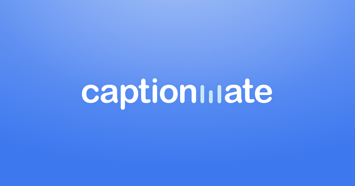 69575410b5bca5f62ed80c0c CaptionMate%20Logo 2025 Blue%20Gradient%20BG