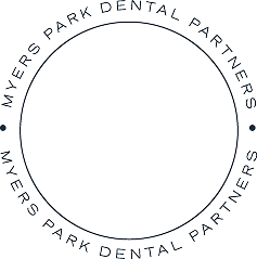Circular logo with text 'Hyde Park Dental Partners' encircling the outer edge.