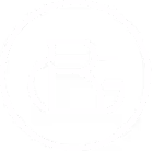 White stylized monogram logo with the letters R and G inside a circle on a black background.