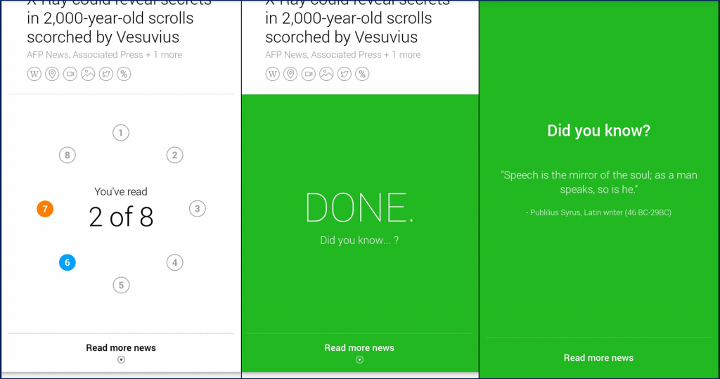 Yahoo News Digest Gamification