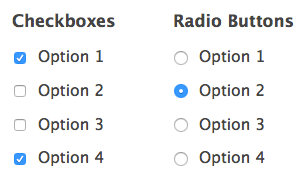 Consistent User Experience: checkboxes_radio-buttons