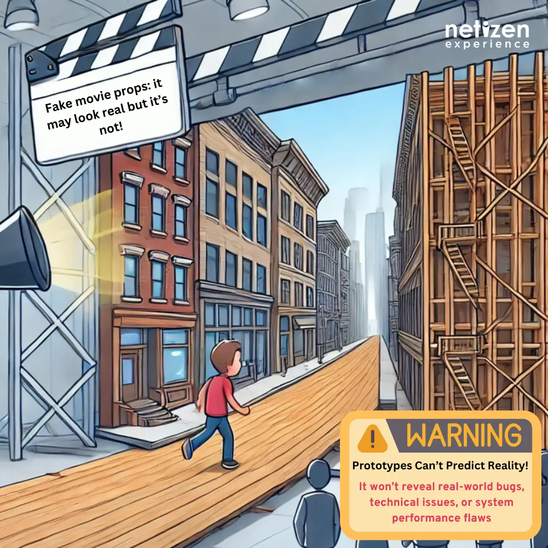 Prototype is like a movie set