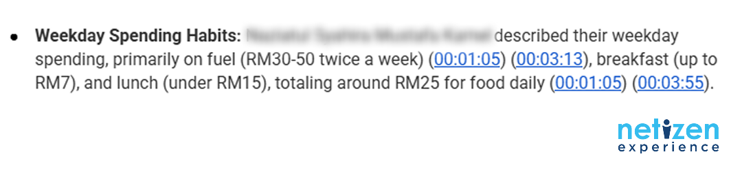 AI In UX Research: Gemini's meeting transcription summary