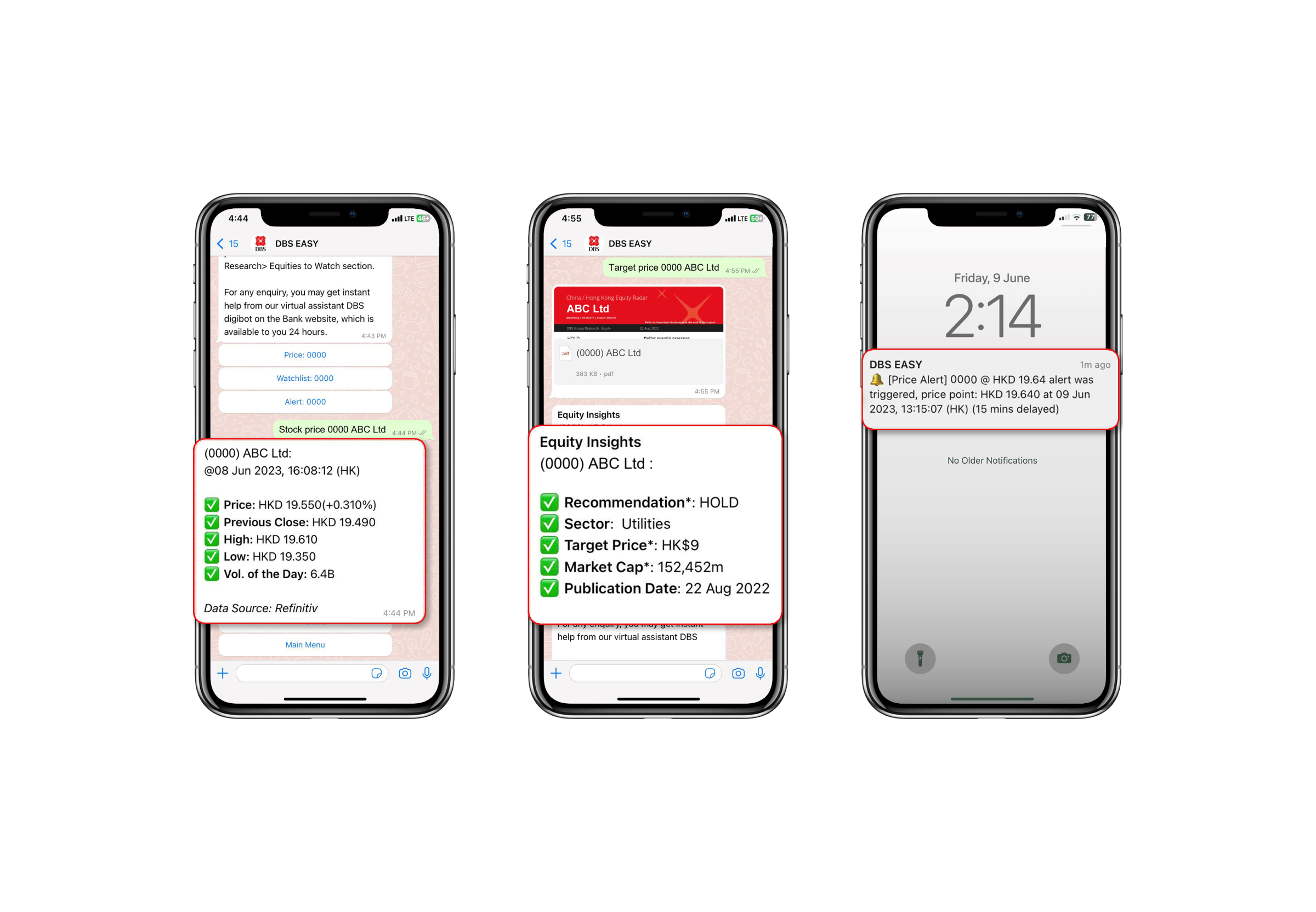 How DBS uses WhatsApp chatbot for users to get market updates