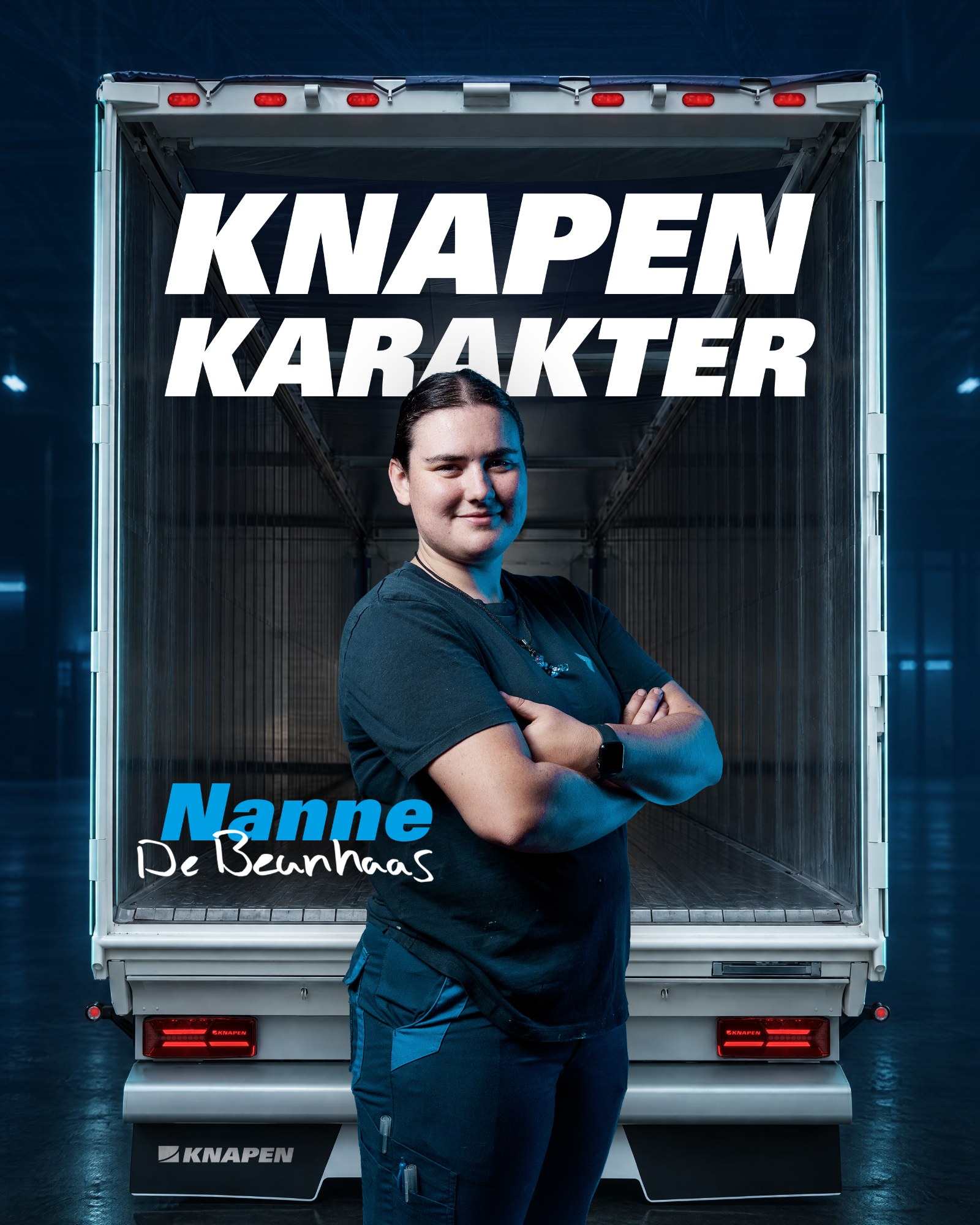Knapen Karakter-portret